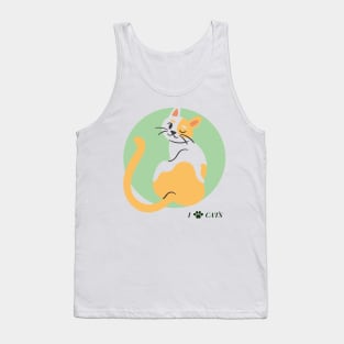 t-shirt for cat lovers Tank Top